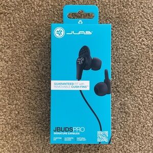 NEW - JLab JBuds Pro Signature Wired Earbuds